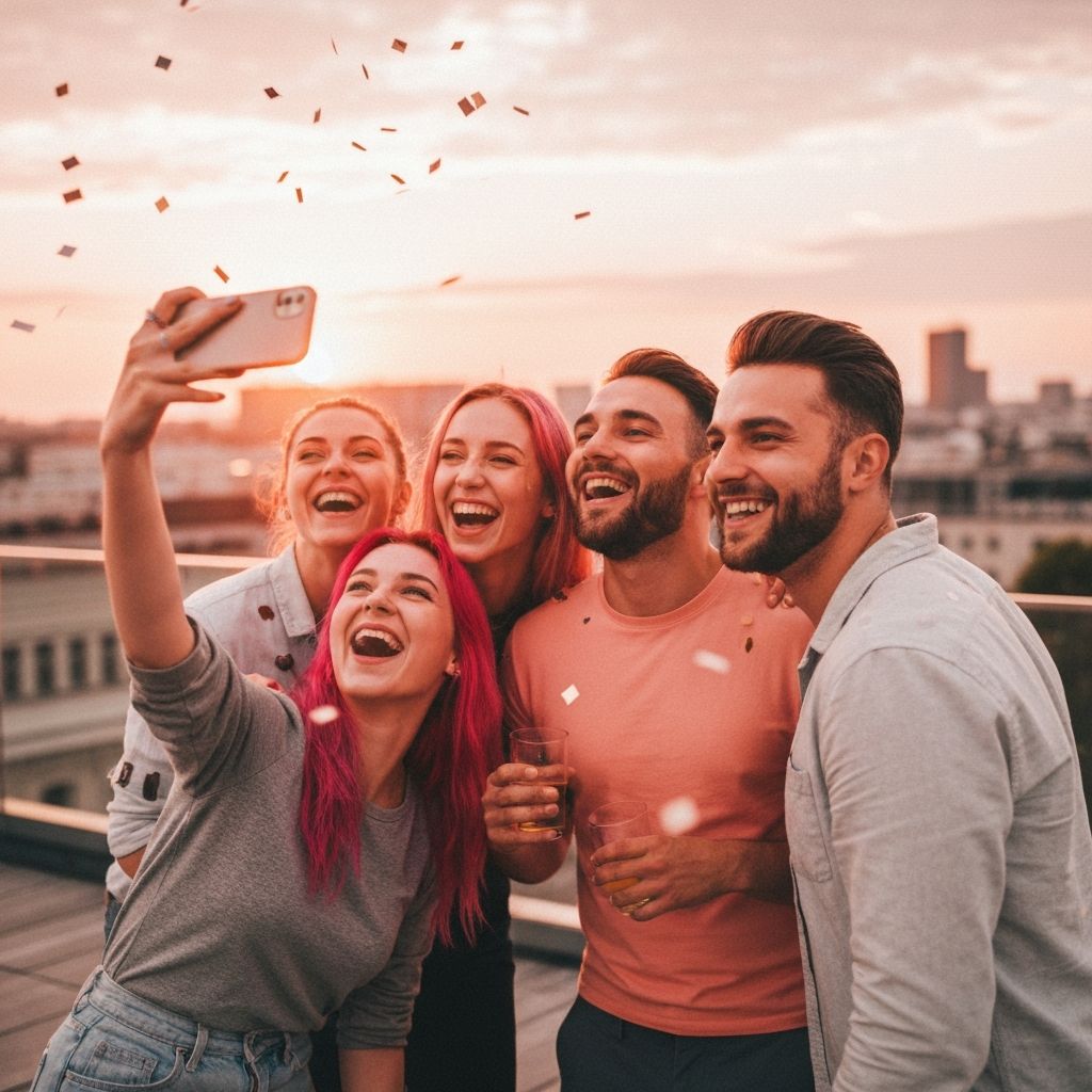 Birthday party gathering